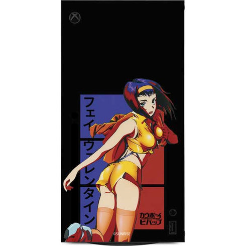 Cowboy Bebop Faye Valentine XBox Series X Digital Edition Console Skin